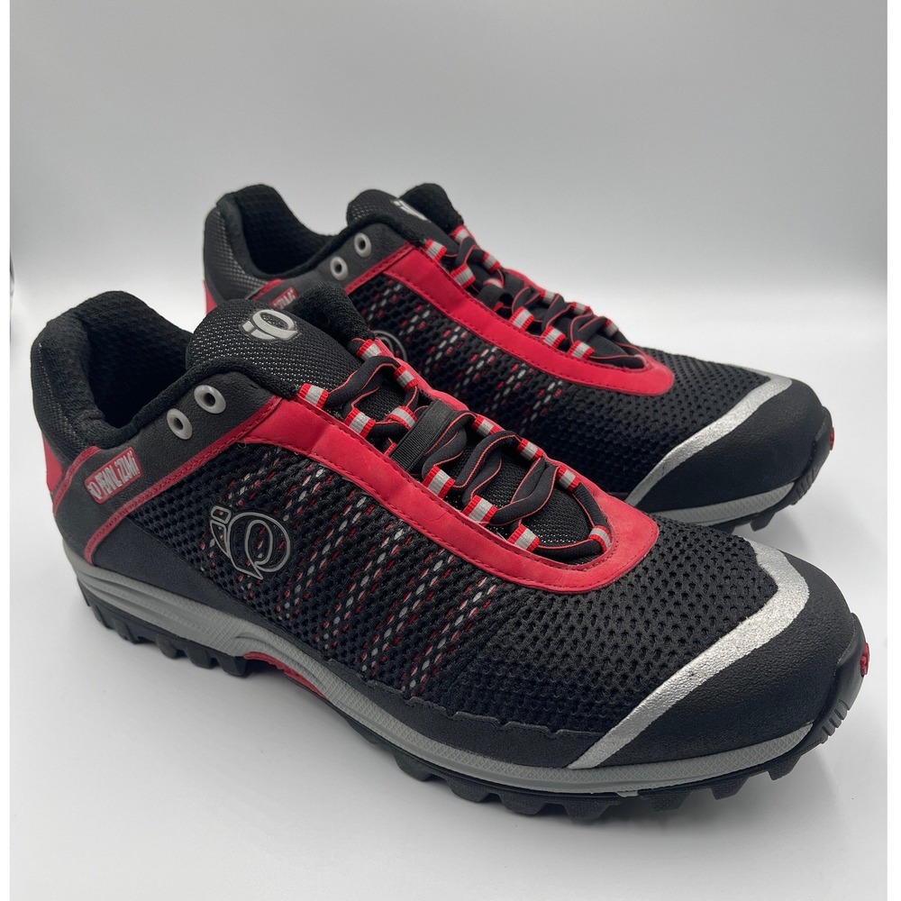 Pearl Izumi X-Alp Seek Mens 11.5 EU 46 MTB Cycling Shoes Black Red SPD 5729 - Picture 6 of 12